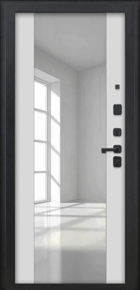 Входная дверь ДвериПРО Модель L-46 ФЛЗ -1 белый матовый DPRO220950 внутренняя сторона