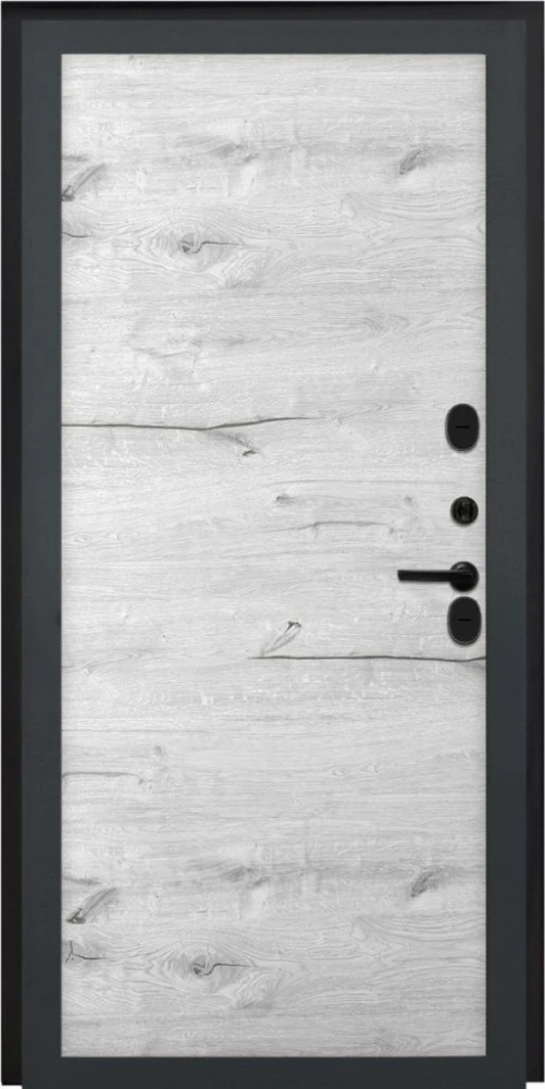 Входная дверь ДвериПРО L-45 Без фрезеровки Дуб арктик горизонт DPRO221127 внутренняя сторона